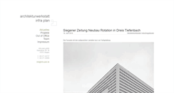 Desktop Screenshot of infra-plan.de